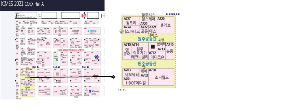 윌트리 부스 약도